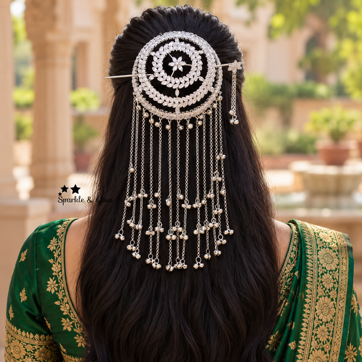 Elegant Wedding Hair Bun Accessory