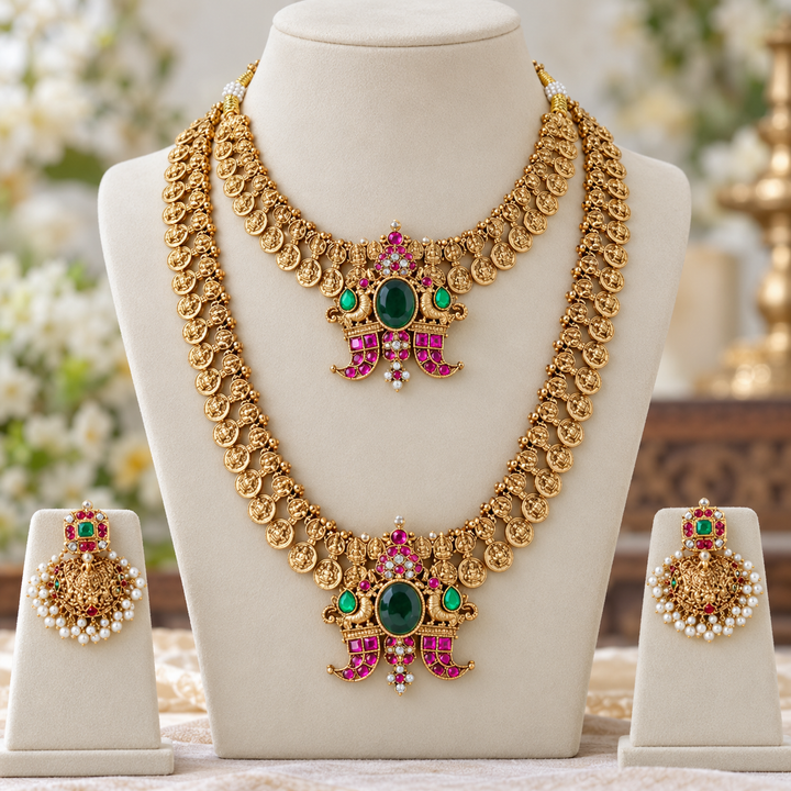 Exquisite Radiant Peacock Necklace for Bridal Elegance