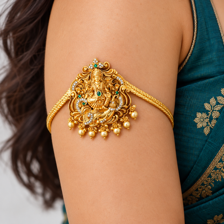 Exquisite Temple Design Vanki for Traditional Weddings