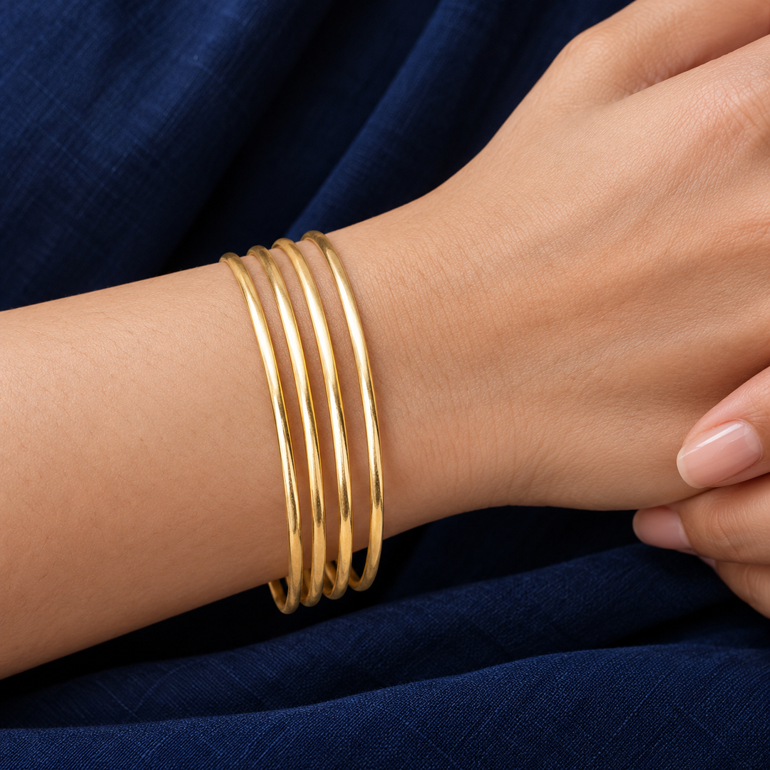 Kerala Gold Bangles | Traditional Imitation Jewelry