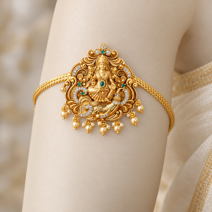 Exquisite Temple Design Vanki for Traditional Weddings