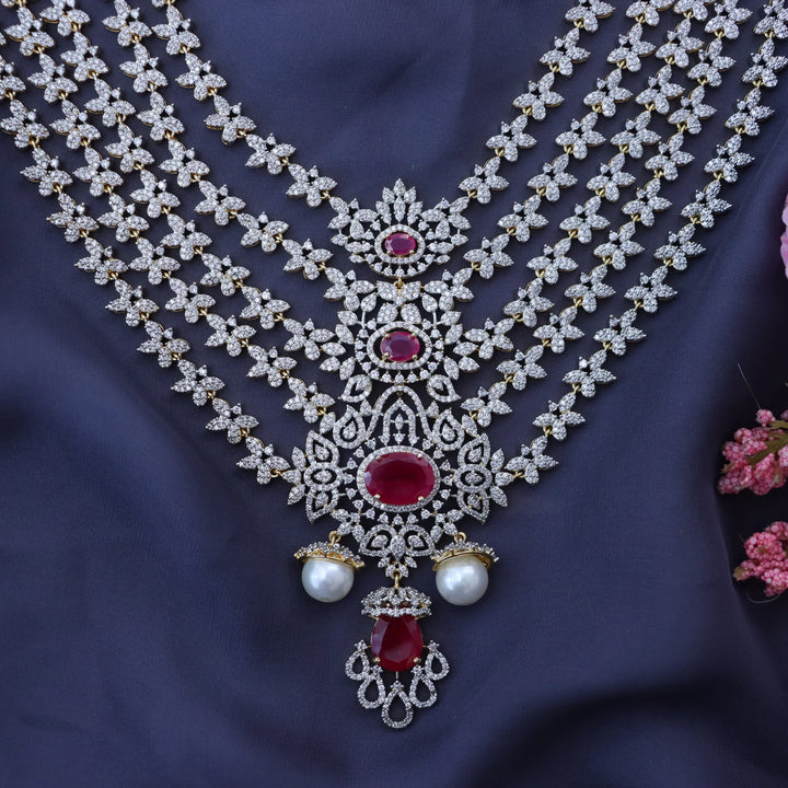 Elegant GJ Polish Floral Multilayer Necklace - Multi
