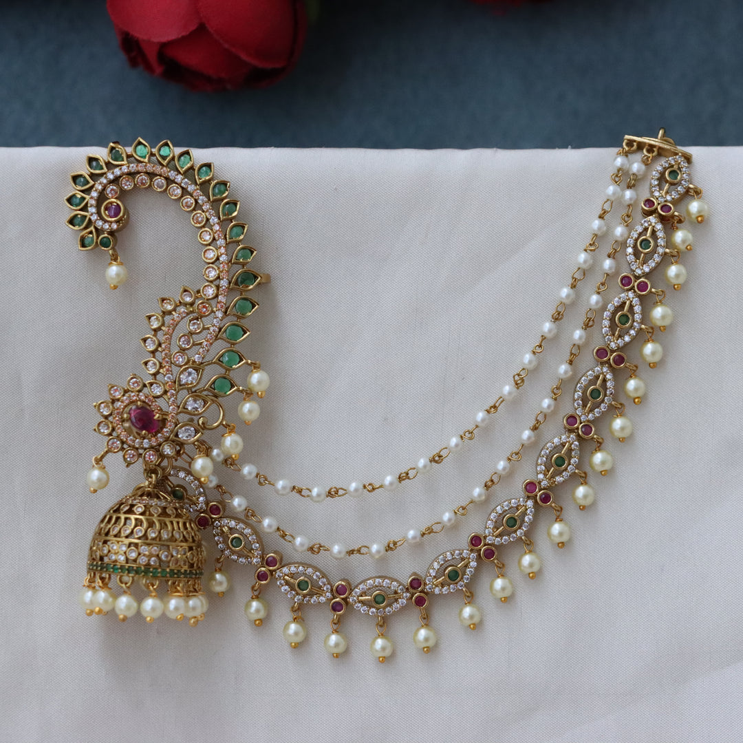 Elegant Cuff & Ear Chain – Premium Jewellery Online