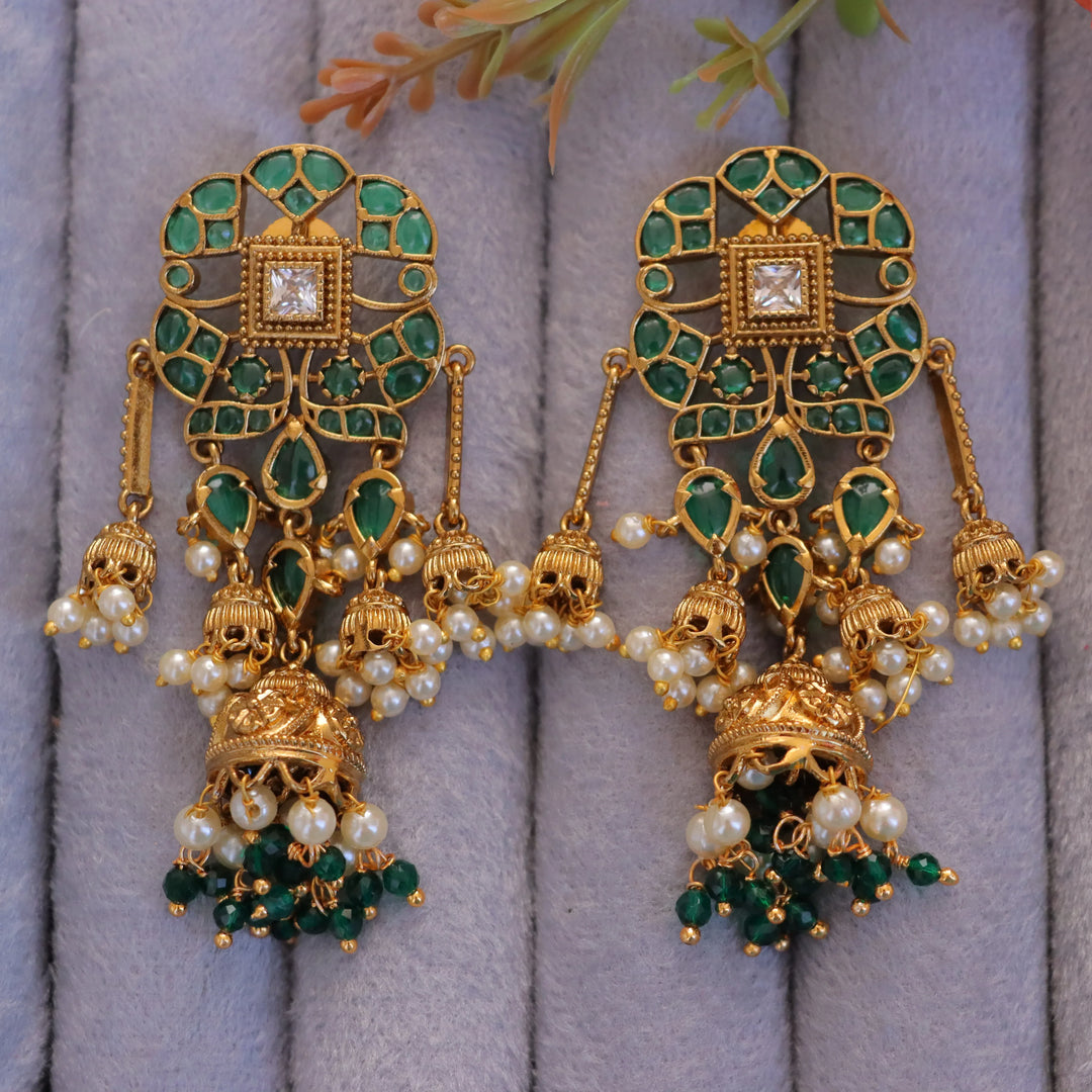 Captivating Pearl Jhumka Earrings for Festive Elegance