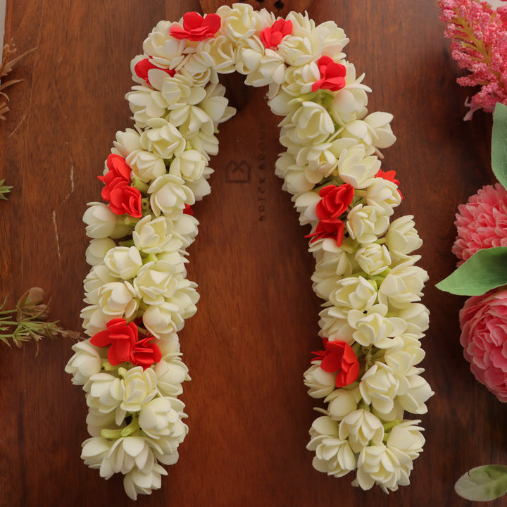 Elegant Foam Jasmine Floral Hair String for Celebrations