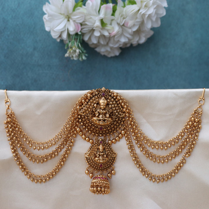 Luxurious Lakshmi Floral Jadabilla for Festive Elegance