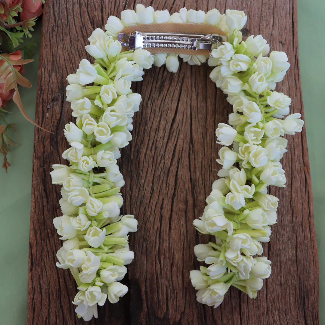 Jasmine Floral Hair Clip - Ideal for Festive Celebrations