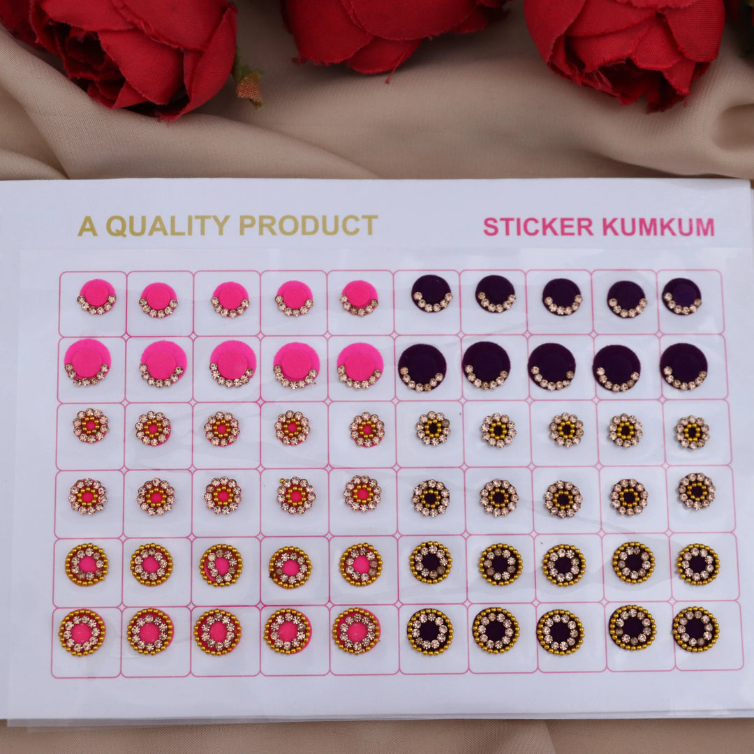 Exquisite Navya Suhag Festive Stonework Bindis Collection
