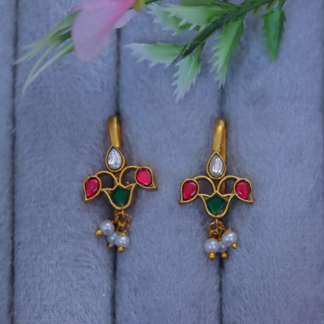 Exquisite Jadau Bugadi Earrings for Festive Glam