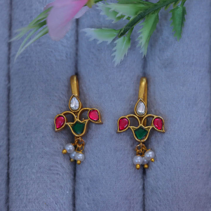Exquisite Jadau Bugadi Earrings for Festive Glam