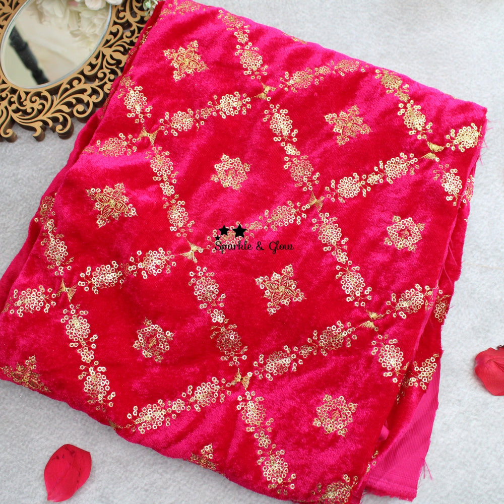 Elegant banarasi tissue silk saree with contrast grand blouse piece - Sparkle and Glow - Cream - Pink - 