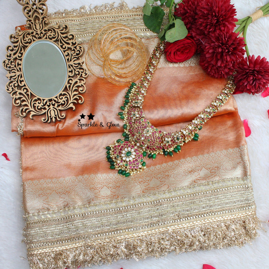 Beautiful banarasi silk saree - Sparkle and Glow - 