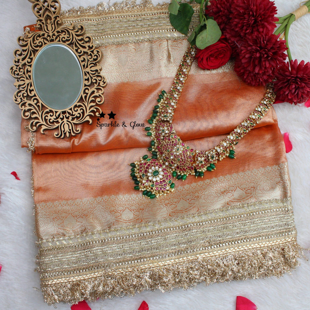 Beautiful banarasi silk saree - Sparkle and Glow - 