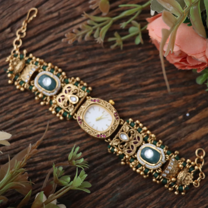 Antique Bridal Watch Bracelet - Timeless Elegance