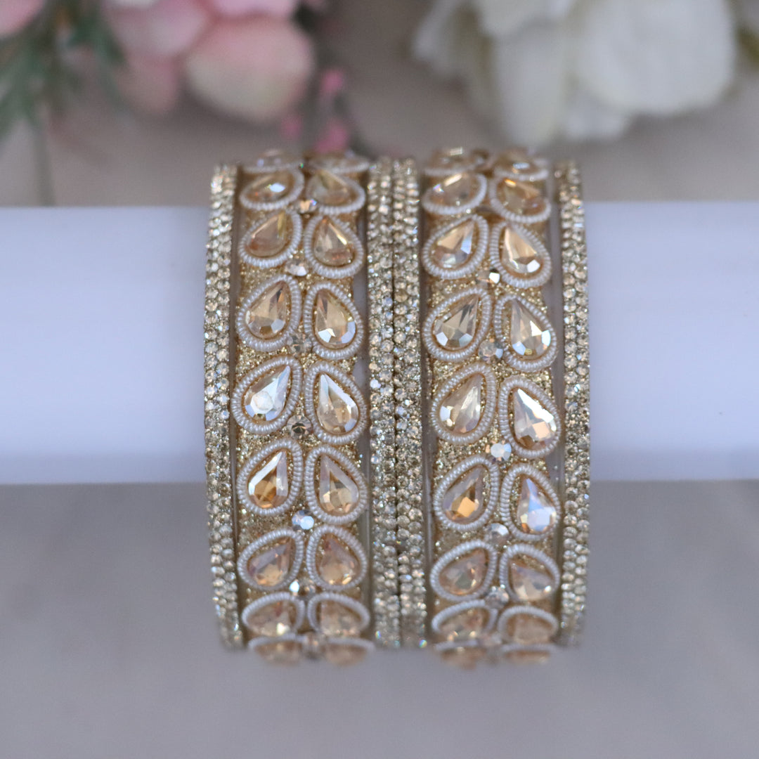 Exquisite Gold Plated Wedding Bangles for Festive Charm