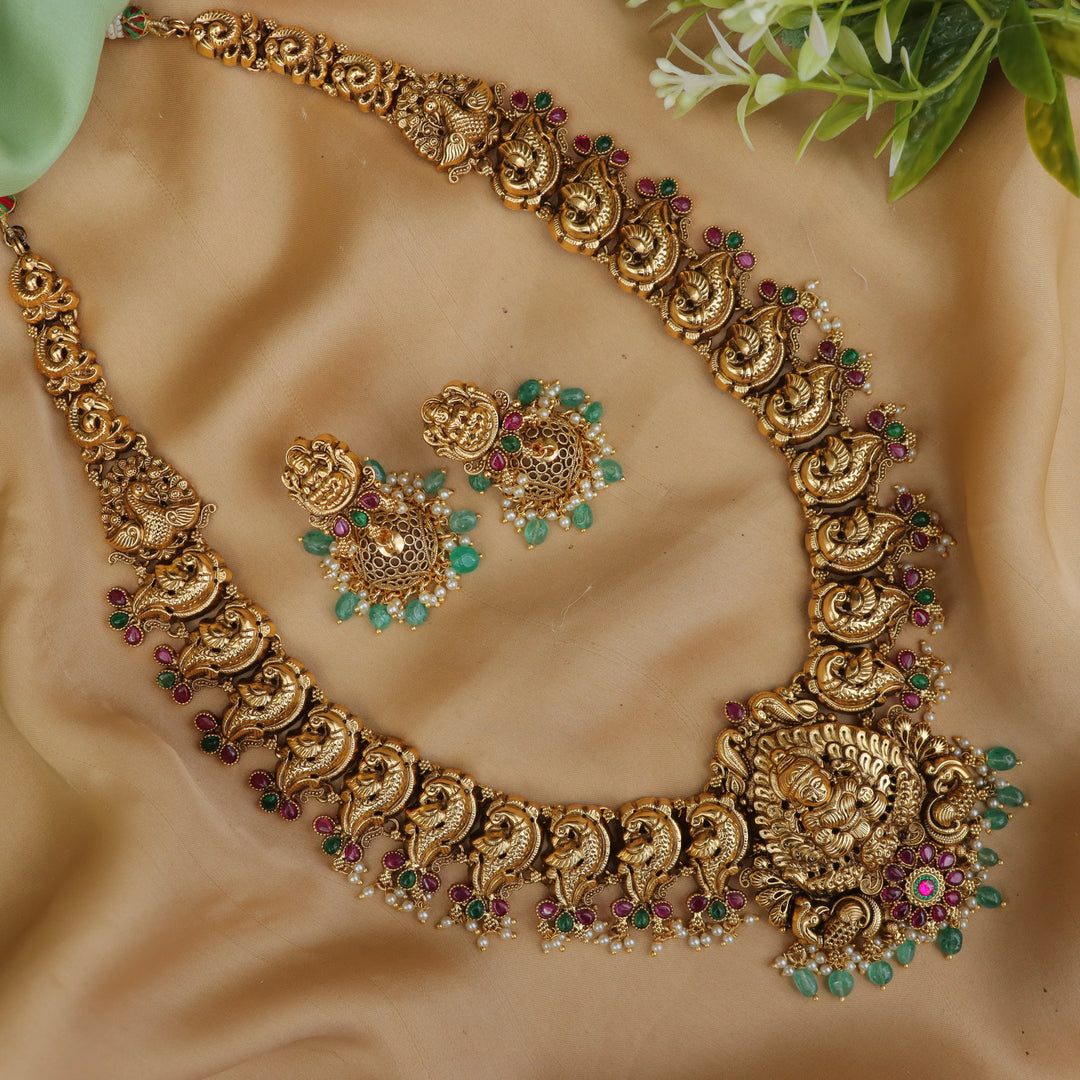 Golden Temple Necklace - Premium Wedding Jewellery