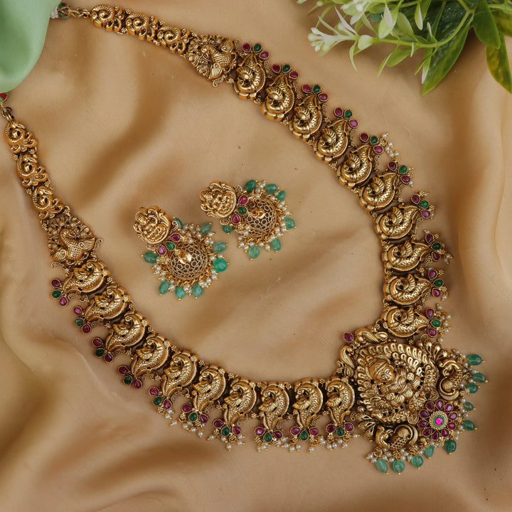 Golden Temple Necklace - Premium Wedding Jewellery