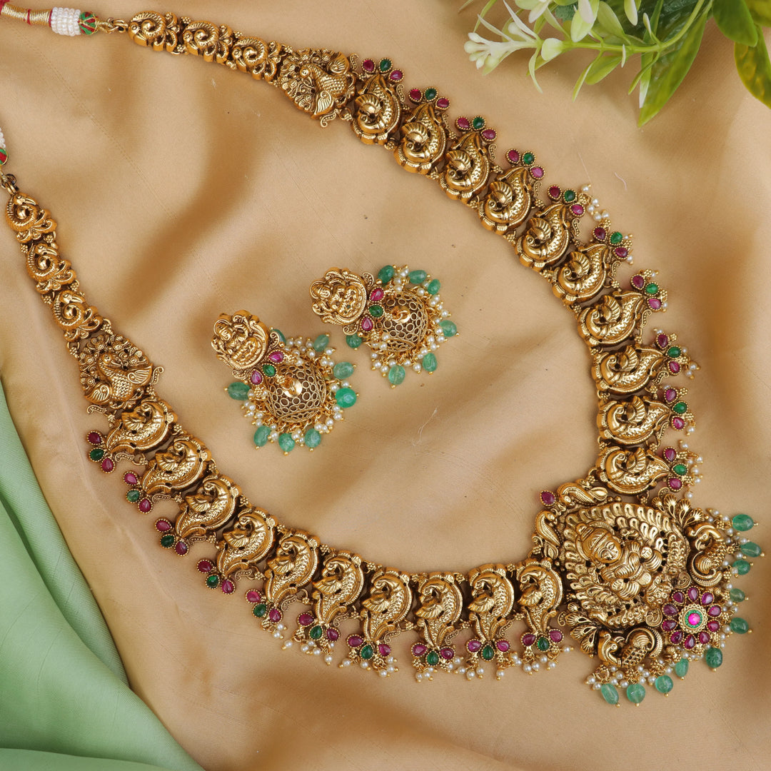 Golden Temple Necklace - Premium Wedding Jewellery