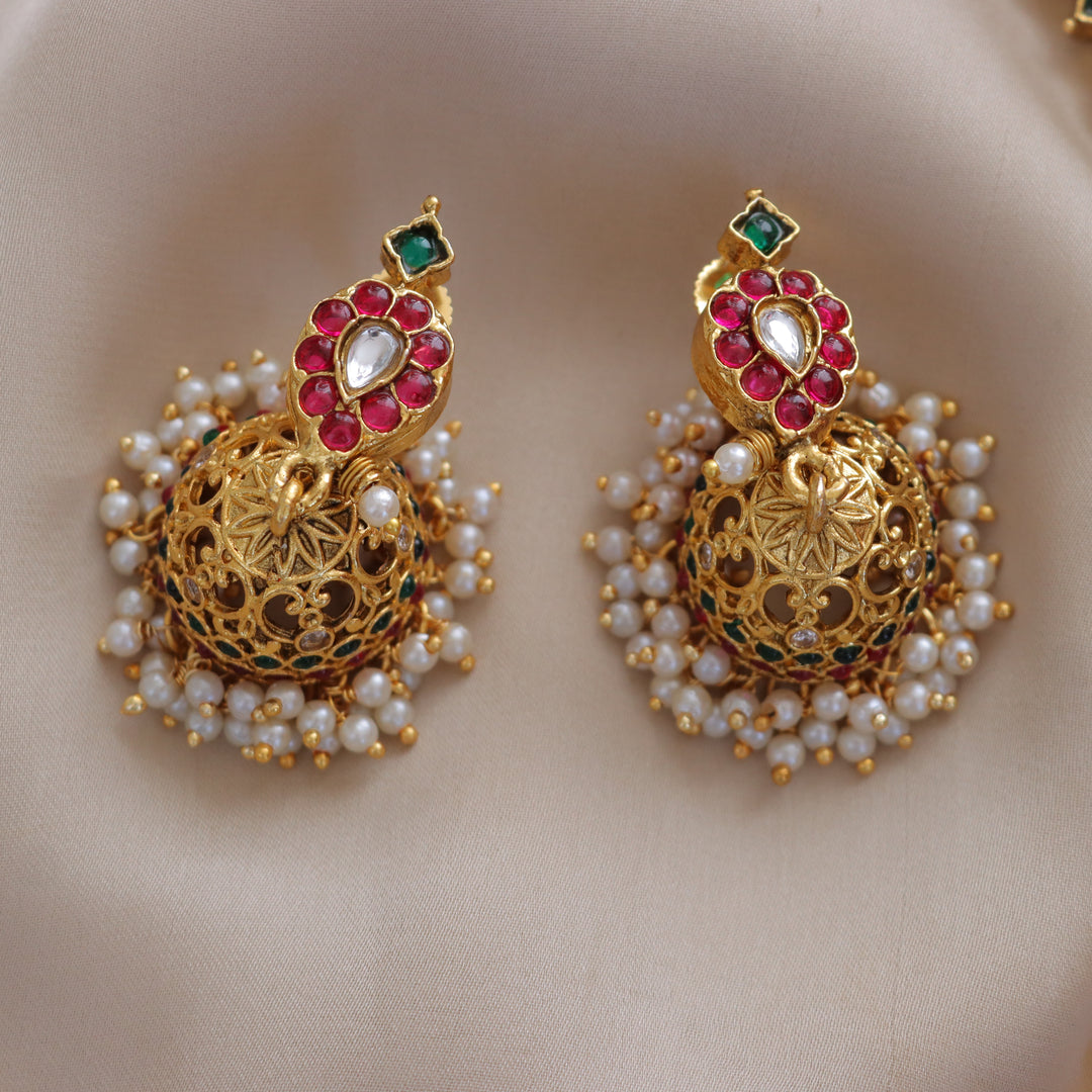 Elegant Kemp Mango Necklace Floral Design | Sparkle & Glow