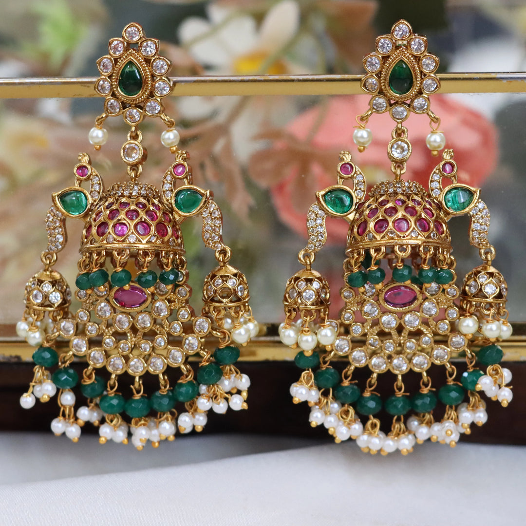 Exquisite Bridal Peacock Jhumkas for Unmatched Elegance