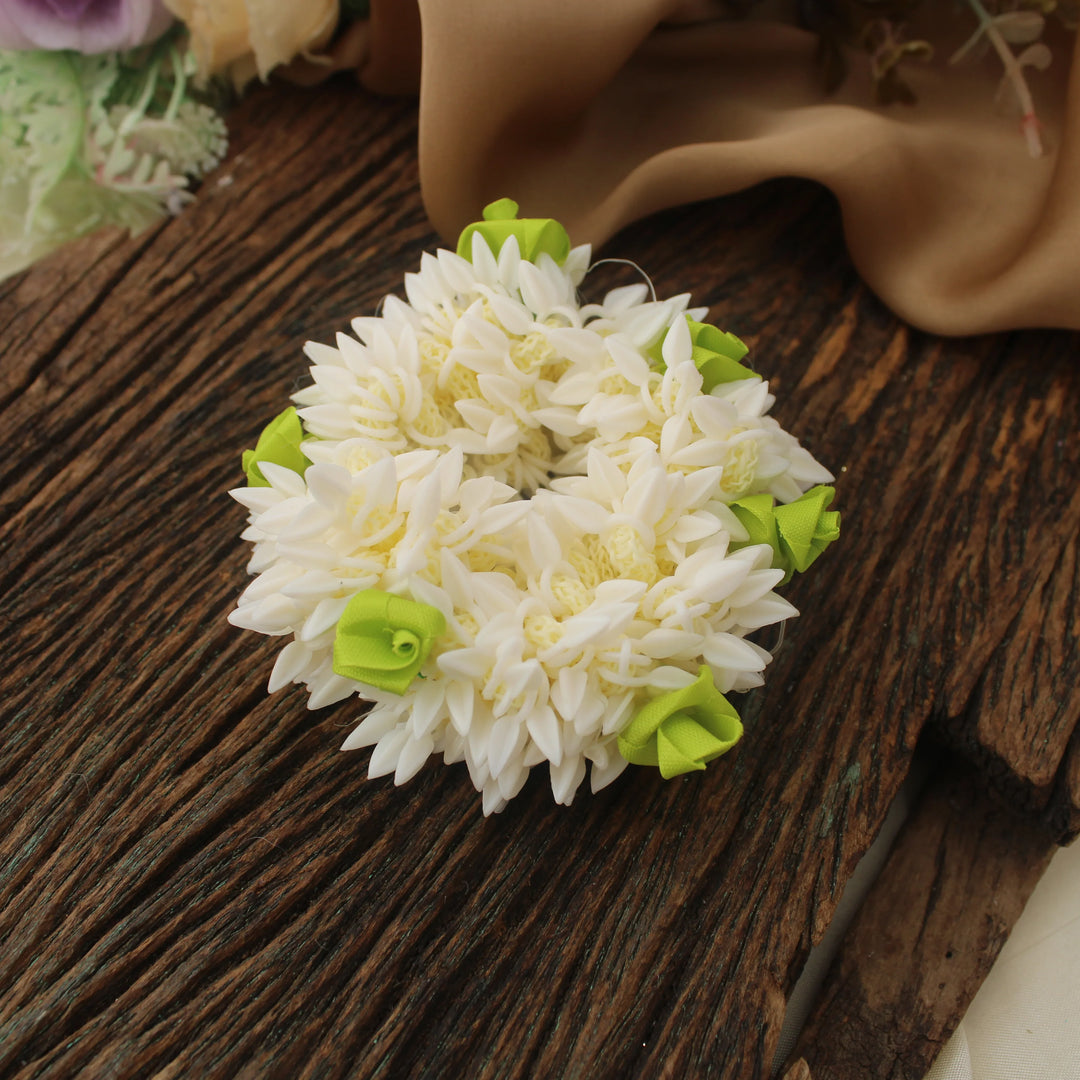 Artificial Veni Gajra Hair Rubber Band - Sparkle and Glow