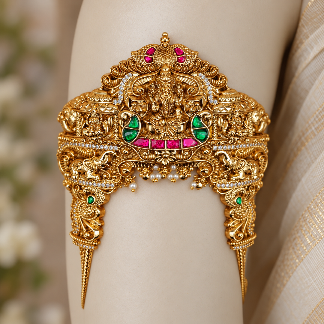 Luxurious Lakshmi Mango Vanki for Bridal Elegance