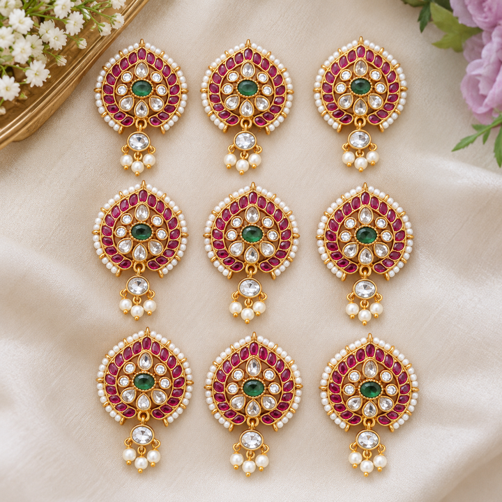 Exquisite Gemstone Festive Hair Pins Collection