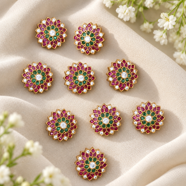 Exquisite Floral Hair Pins for Festive & Wedding Glam
