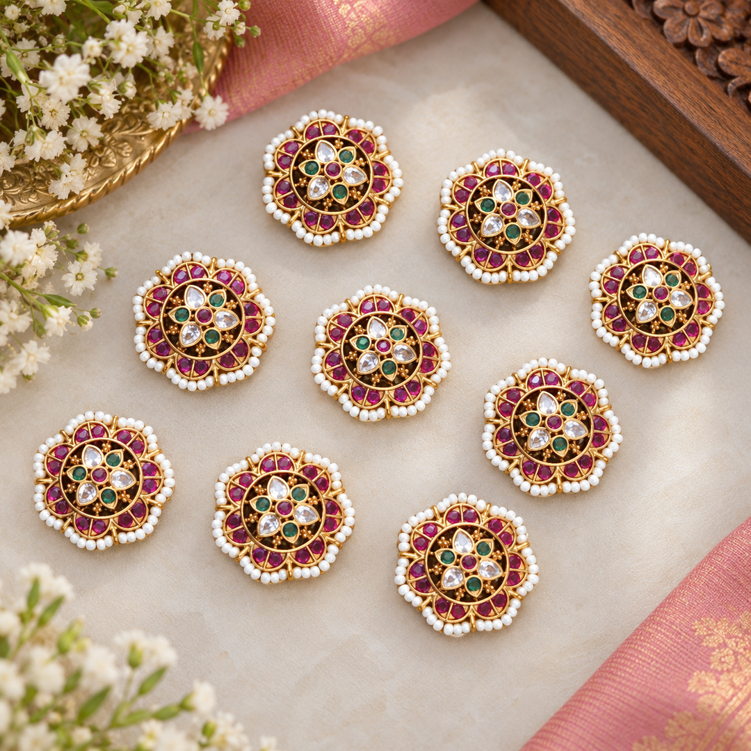 Exquisite Festive Floral Hair Pins for Weddings & Celebrations