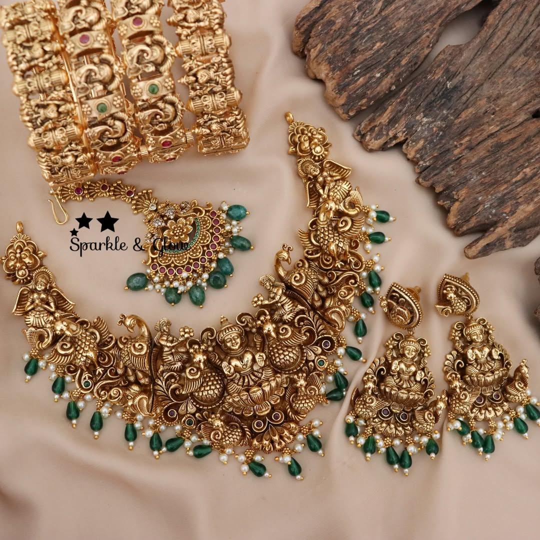 Exquisite Temple Jewelry Set for Special Occasions