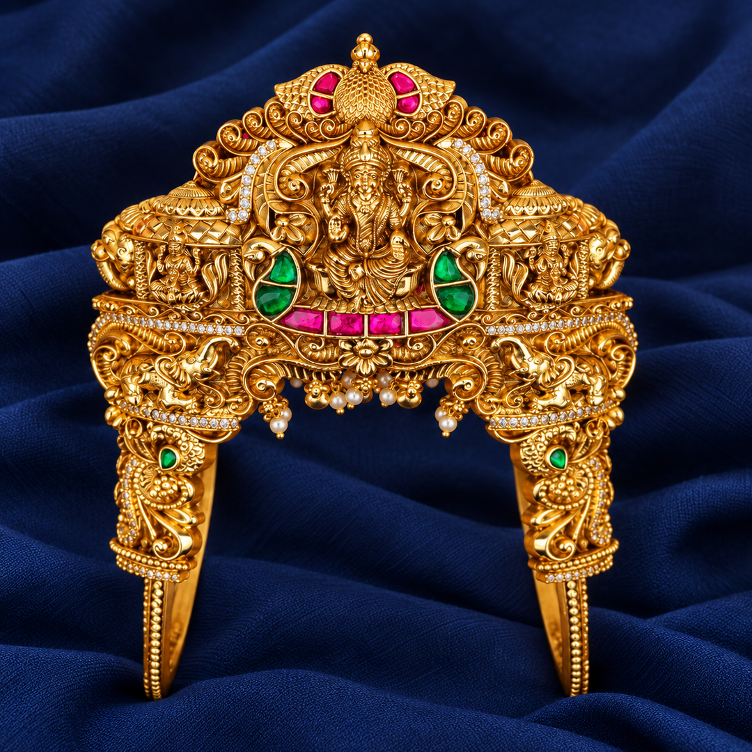Luxurious Lakshmi Mango Vanki for Bridal Elegance