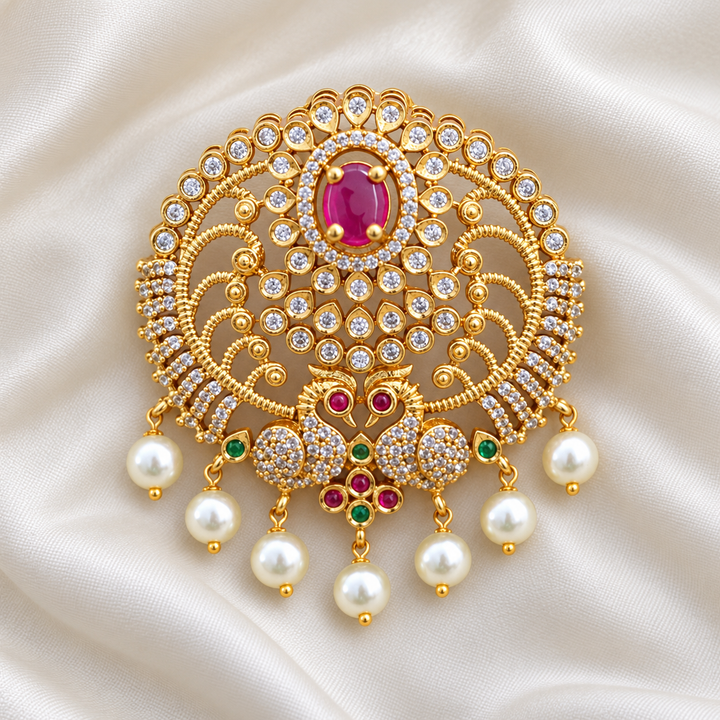 Mesmerizing American Diamond Hairpin for Special Events