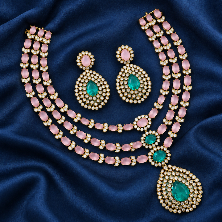 Exquisite Short Necklace Set for Weddings