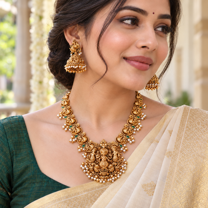 Elegant Gold Temple Jewellery for Special Occasions
