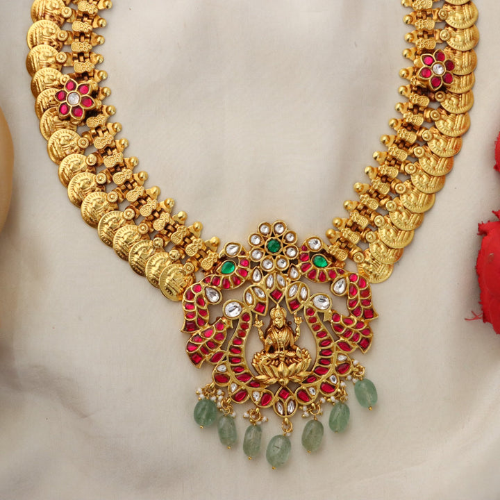 Exquisite Gold Temple Necklace for Bridal Elegance