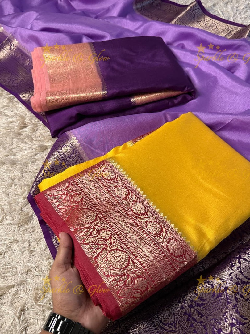 Luxurious Banarasi Zari Tissue Organza Saree for Weddings