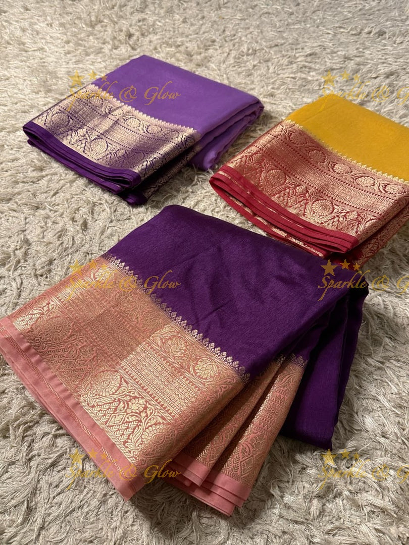 Luxurious Banarasi Zari Tissue Organza Saree for Weddings