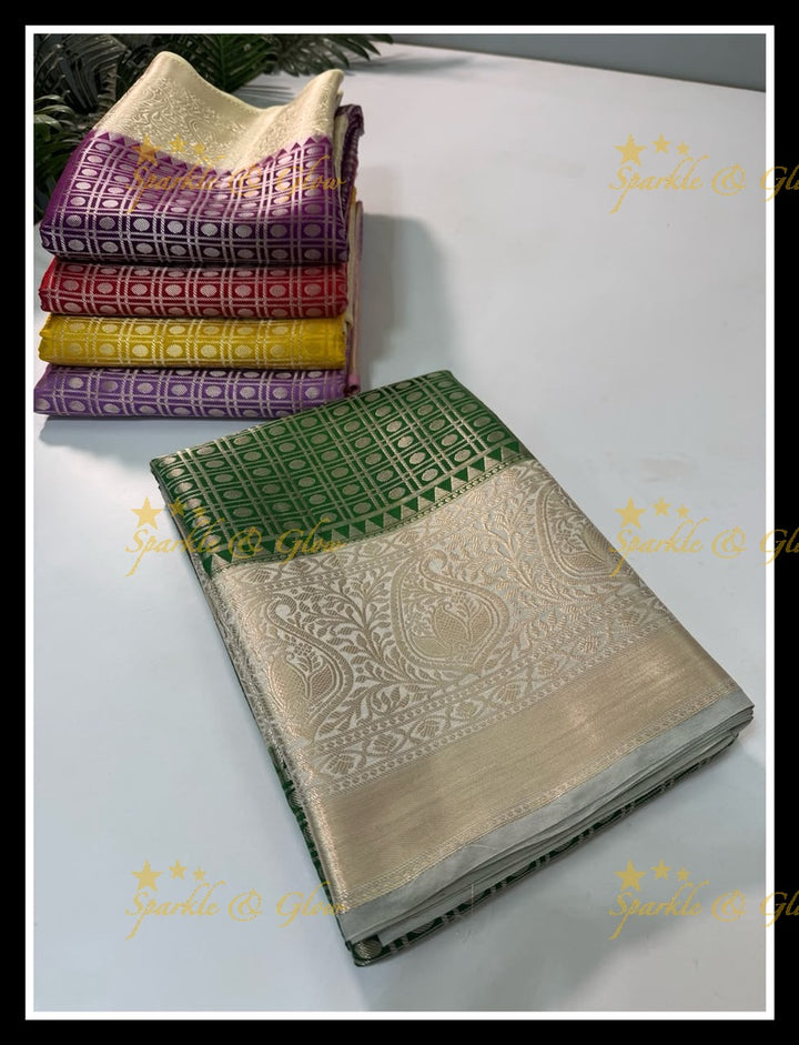 Elegant Banarasi Saree in Tissue Organza - New Arrival