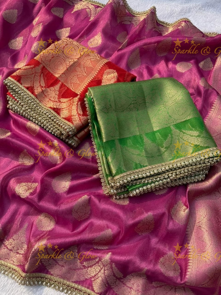 Premium Green Banarasi Saree for Weddings & Festivities