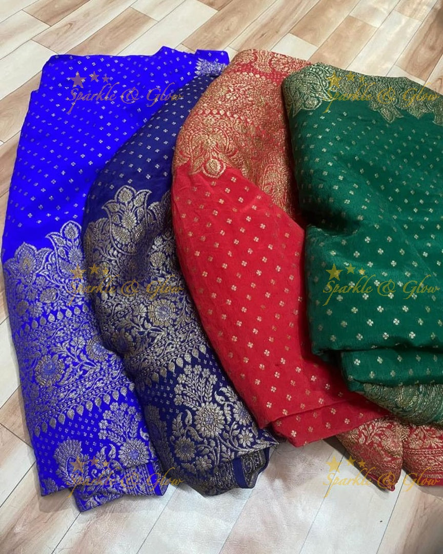 Exquisite Banarasi Saree with Intricate Zari Work