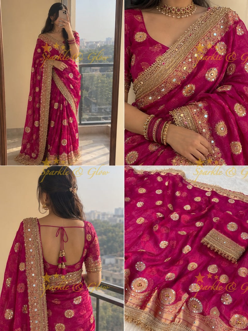 Banarasi Tissue Saree - Exquisite Designer Attire