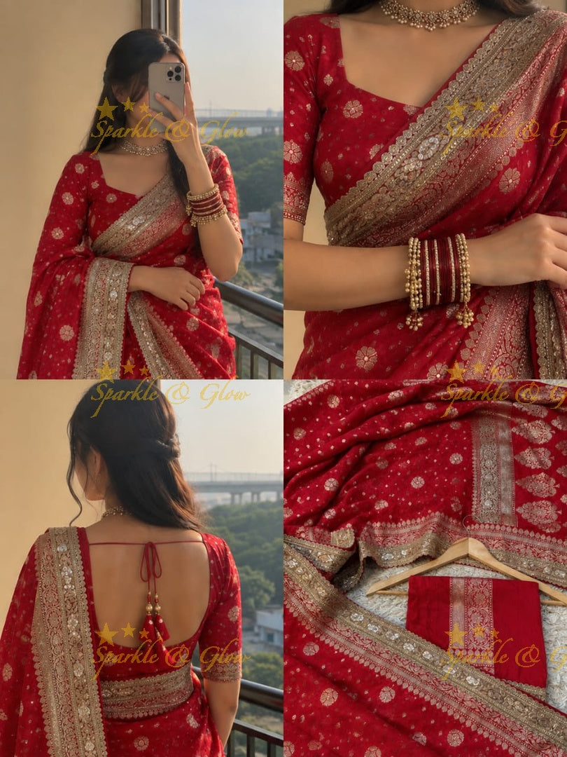 Banarasi Tissue Saree - Exquisite Designer Attire