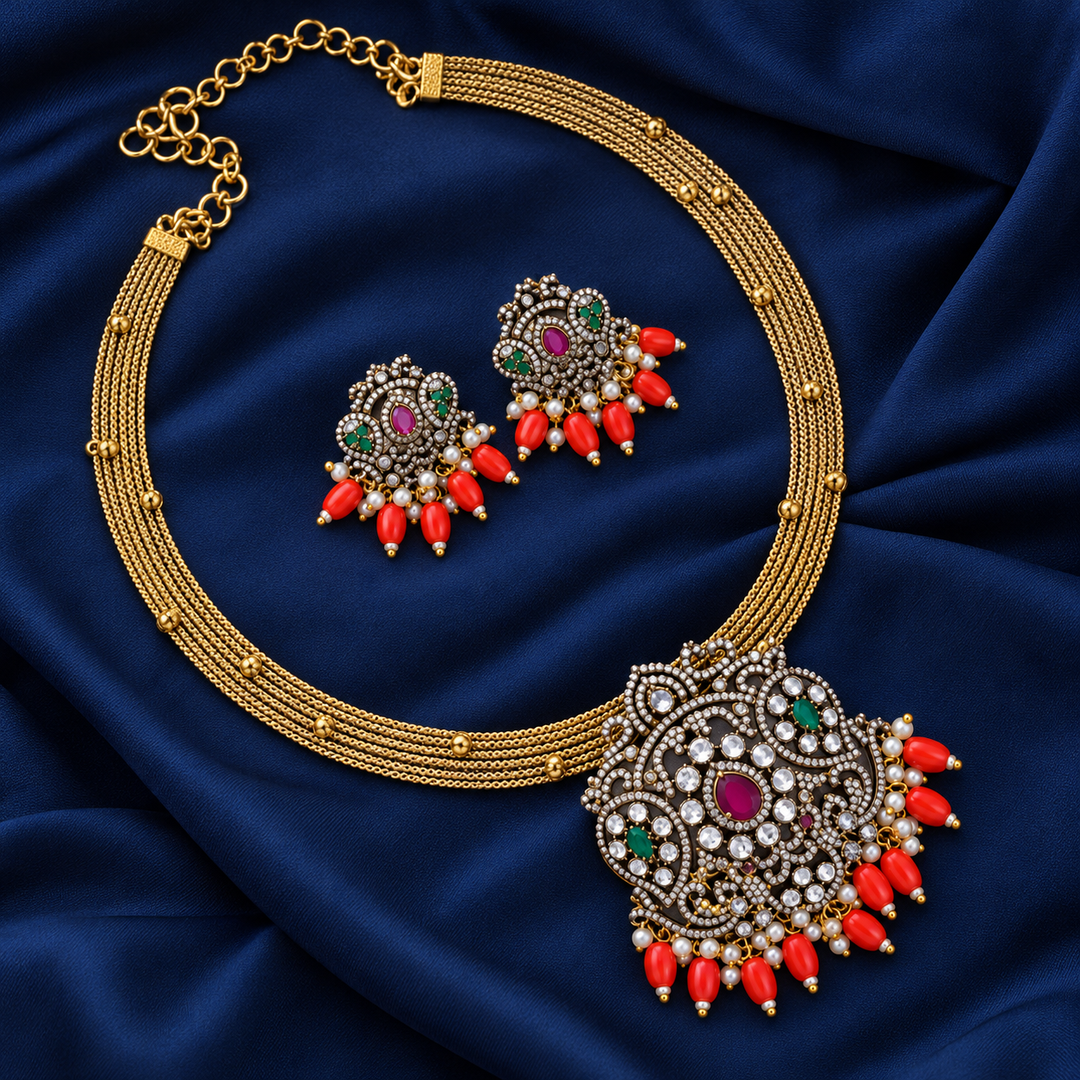Victorian Mango Necklace - Exquisite New Arrival