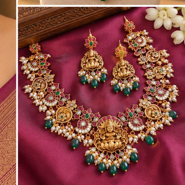 Exquisite Jadau Necklace for Festive and Wedding Glamour