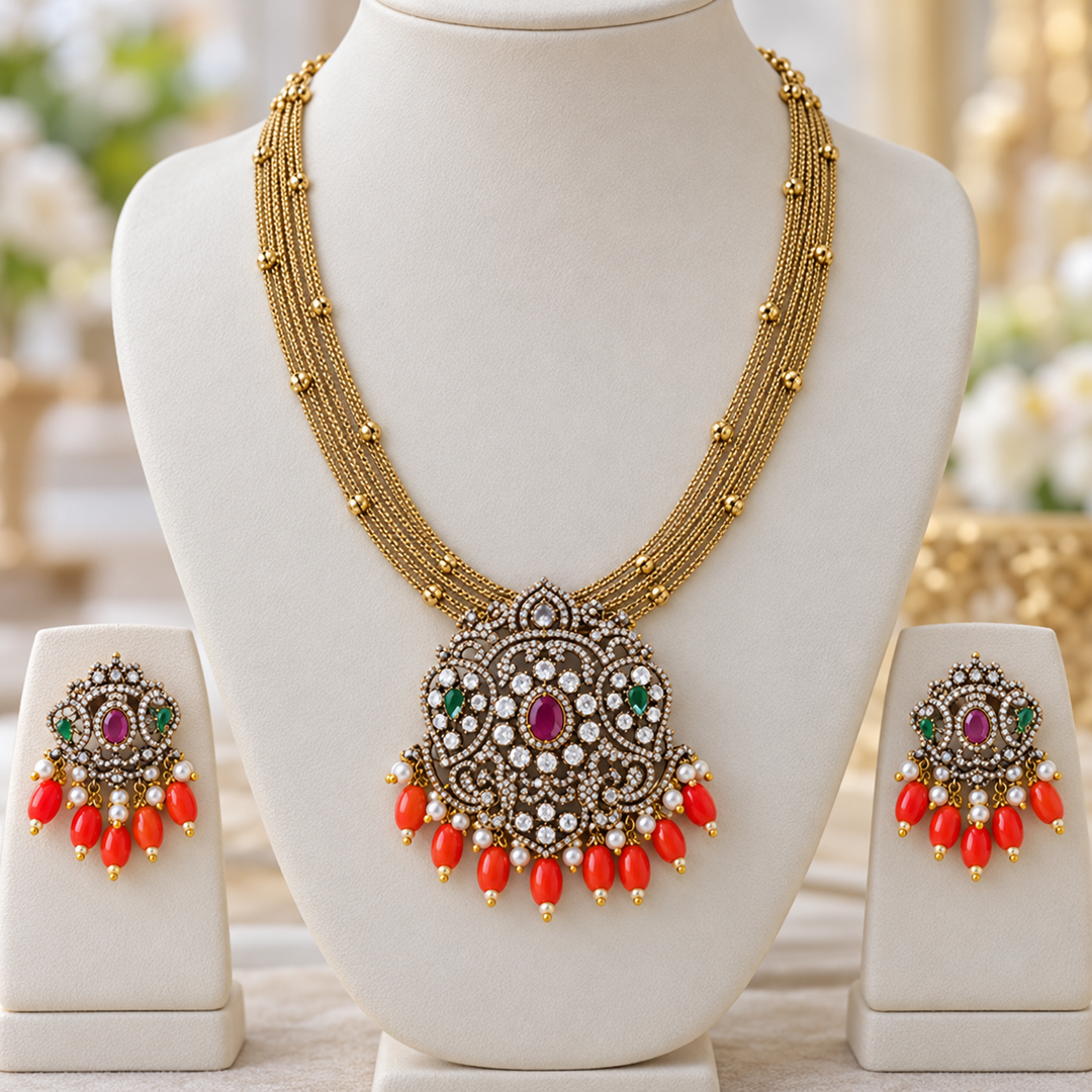 Victorian Mango Necklace - Exquisite New Arrival